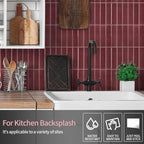 Peel and Stick Backsplash 3D Wall Tiles, Self-Adhesive, Oil Proof, Waterproof - Image 2
