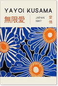 Yayoi Kusama Print Vintage Japanese Wall Art Abstract Yayoi Kusama Poster by Unknown