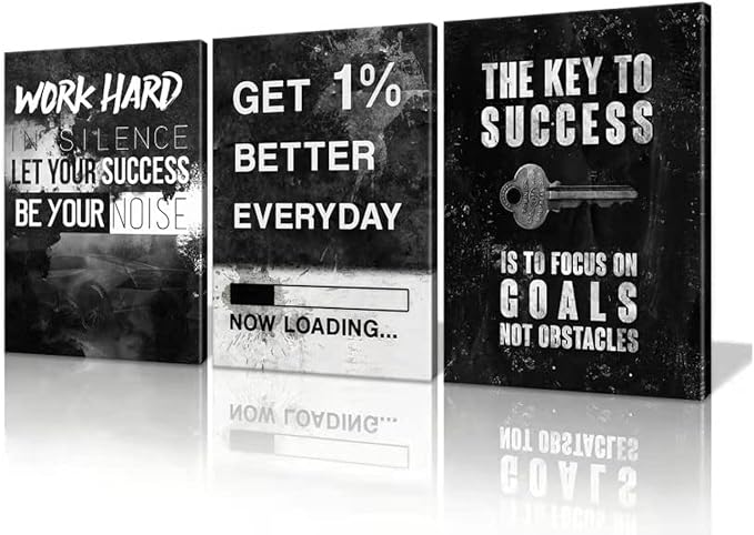 KAWAHONE Success Canvas Wall Art by KAWAHONE