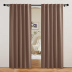 RYB HOME Blackout Curtains 80 inches Long Thermal Insulating Large Window by RYBHOME