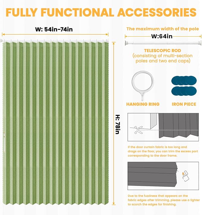 AJAZZ Blackout Accordion Doors - Image 7