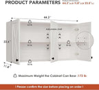 Furnaza Farmhouse Large Wall Cabinets - Image 4