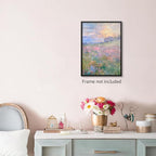 rumlud Pastel Nature Floral Poster Vintage French Country Landscape Wall Art - Image 3