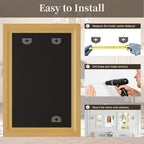 Syndra White Wood Frame Bathroom Mirror, Waterproof Slim Deep Frame, - Image 9