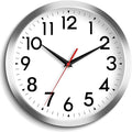 DAXSMY Wall Clock Modern Battery Operated 10 Inch Simpel Silent Non Ticking by DAXSMY