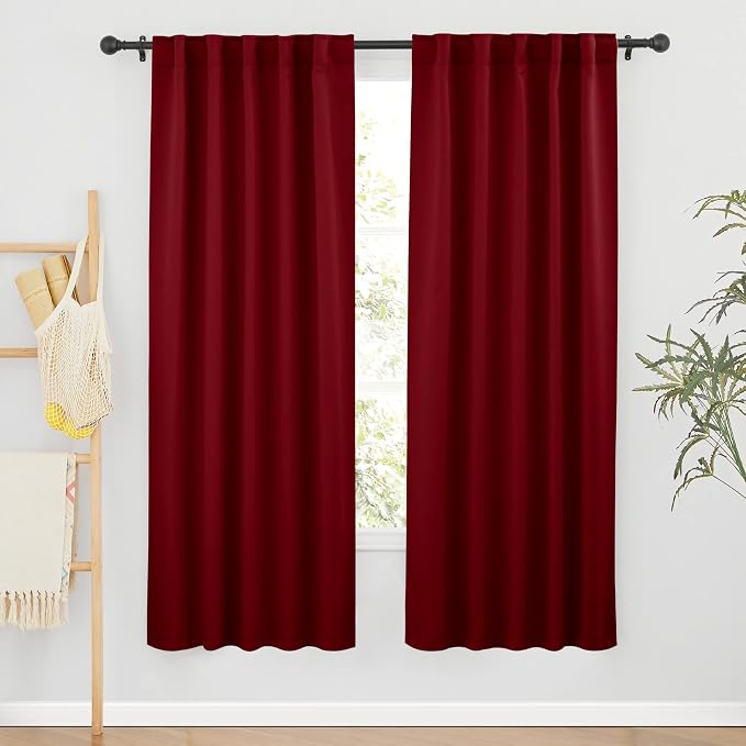 RYB HOME Decorative Room Darkening Curtains, Large Window Curtain Set - Image 6