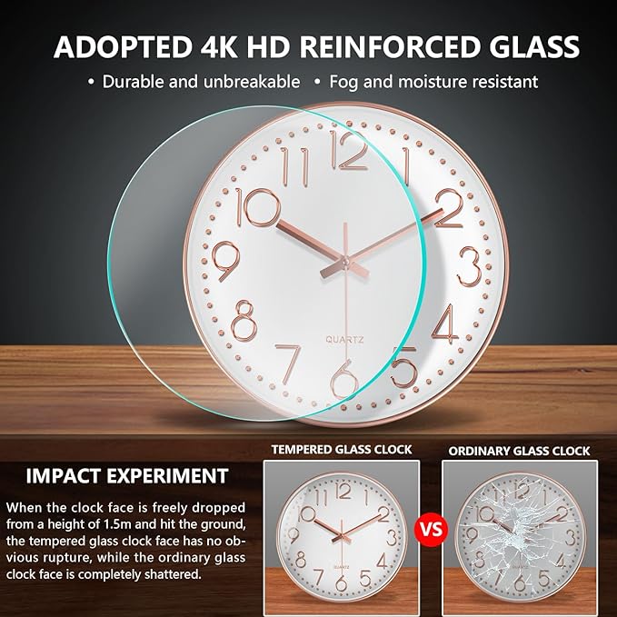 Modern Silent Wall Clock - Image 5