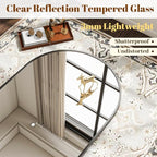 VooBang Arched Wall Mirror, 30 x 38 inch Arch Bathroom Mirror, Wall Mounted - Image 4