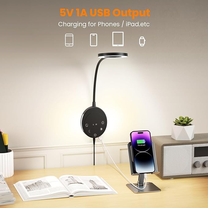 Wall Mounted Reading Light, Bedside Headboard Lights - Image 2