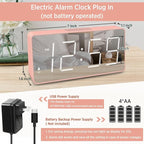 Peakeep Digital Clock, Alarm Clock Battery Backup Powered - Image 2