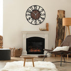 1st owned Wall Clock for Living Room -13" Silent Non Ticking, Battery Operated - Image 5