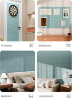 Bumusty Large Cork Board Alternative-36 x 24" Felt Bulletin Board Tiles - Image 5
