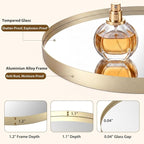 NEWBULIG 20-Inch Round Wall Mirror, Bathroom Wall Circle Mirror - Image 5