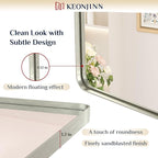 Keonjinn 24 x 30 Inch Brushed Nickel Bathroom Mirrors - Image 3