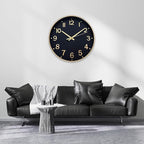 HZDHCLH Wall Clocks Battery Operated, Wall Clock Black Gold, 14 inch Wall Clock - Image 7