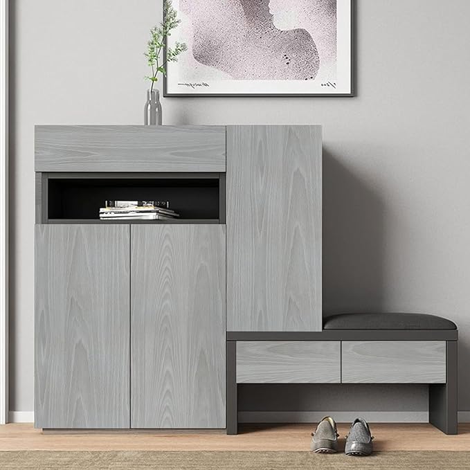 practicalWs Grey Wood Wallpaper 17.7''×590.5'' - Image 3