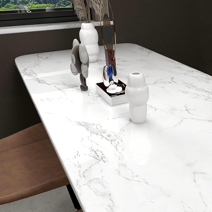 practicalWs Peel and Stick Marble Wallpaper 15.7'' x 236.2'' Marble Contact - Image 4