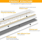 Peel and Stick Baseboard Trim, 3.93" x 196.8" Mirror Border, Self-Adhesive - Image 5