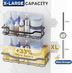 OMAIRA 3-Pack Shower Caddy - Image 3