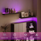 BAMEOS Floating Shelves with LED - Image 3