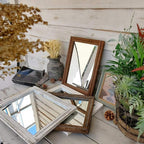 AAZZKANG Wall Mirror with Wood Framed Rustic Mirrors - Image 7