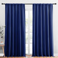 NICETOWN 2 Panels Blackout Curtains, Rod Pocket Thermal Insulated Drapess by NICETOWN