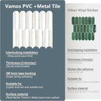 Vamos Tile Peel and Stick Backsplash Seamless Tile, 10-Sheet Stick on Backsplash - Image 7