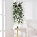 BLEUM CADE Fake Hanging Plants, Faux Mandala Vines Hanging Plant Greenery - Image 4