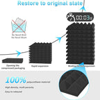 JBER 24Pack Pyramid Sound Proof Foam Panels - Image 6