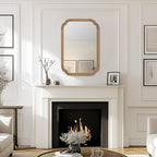 WallBeyond 20" x 30" Rounded Corner Arch Wall Mirror - Image 4