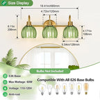 Bathroom Light Fixtures, Brushed Gold Vanity Lights - Image 8