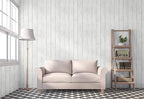 CiCiwind Peel and Stick Wallpaper Wood Contact Paper White Shiplap Wall Paper - Image 9