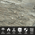 AULIGET 100-Piece Faux Stone Peel and Stick Backsplash Wall Tiles, Laundry Room - Image 3