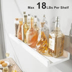 Love-KANKEI Floating Shelves Wall Mounted Set of 2, 24 Inch Wood Storage Wall - Image 7
