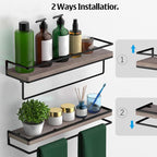 Meangood Floating Shelves Wall Mounted, Wall Shelf - Image 3