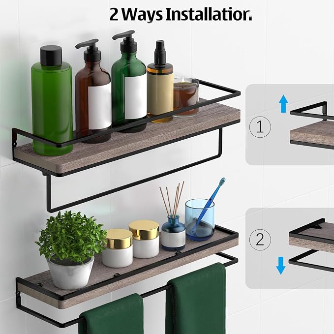 Meangood Floating Shelves Wall Mounted, Wall Shelf - Image 3
