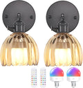 Shenmoyl Vintage Battery Operated Wall Sconce by Shenmoyl