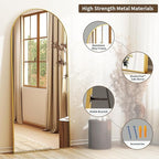 XRAMFY 56" x21 Arched Full Length Mirror Floor Mirrors - Image 5