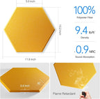 22 Pack Self-Adhesive Acoustic Panels 12" X 10" X 0.4" - Image 3