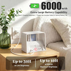 Rechargeable Motion Sensor Wall Light Indoor Set of 2, 6000mAh Cordless Battery - Image 5