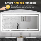 Hivone 72X32 LED Bathroom Mirror - Image 6