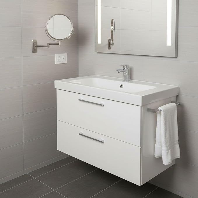 JERDON Wall-Mounted Magnifying Mirror - Image 7