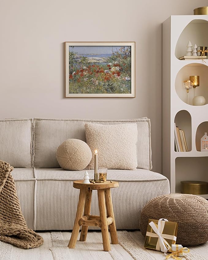 VIYYIEA Framed Wall Art for Living Room, Garden Canvas Prints, Vintage Home - Image 6