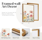 Framed Watercolor Floral Wall Art - Image 5