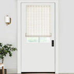 LazBlinds No Tools No Drill Bamboo Roller Shades, Cordless Bamboo Blinds by LazBlinds