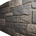 EverStone Cobblestone Faux Stone Panel, Midnight Granite Color - Image 7