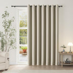 ChrisDowa Room Divider Curtain 84 Inches Long, Wide Blackout Sliding Door by ChrisDowa