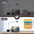EASEPRES 5 Pocket Mesh Hanging Wall File Organizer, Wall Mounted Mail Paper - Image 3