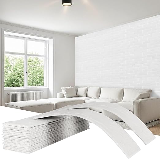 Thin Brick Veneer, 8.5" x 2.3“ Faux Brick, Wall Tile by Jevie
