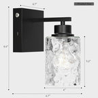 Rayogale Battery Operated Wall Sconce Set of 2, Easy Install Dimmable - Image 5